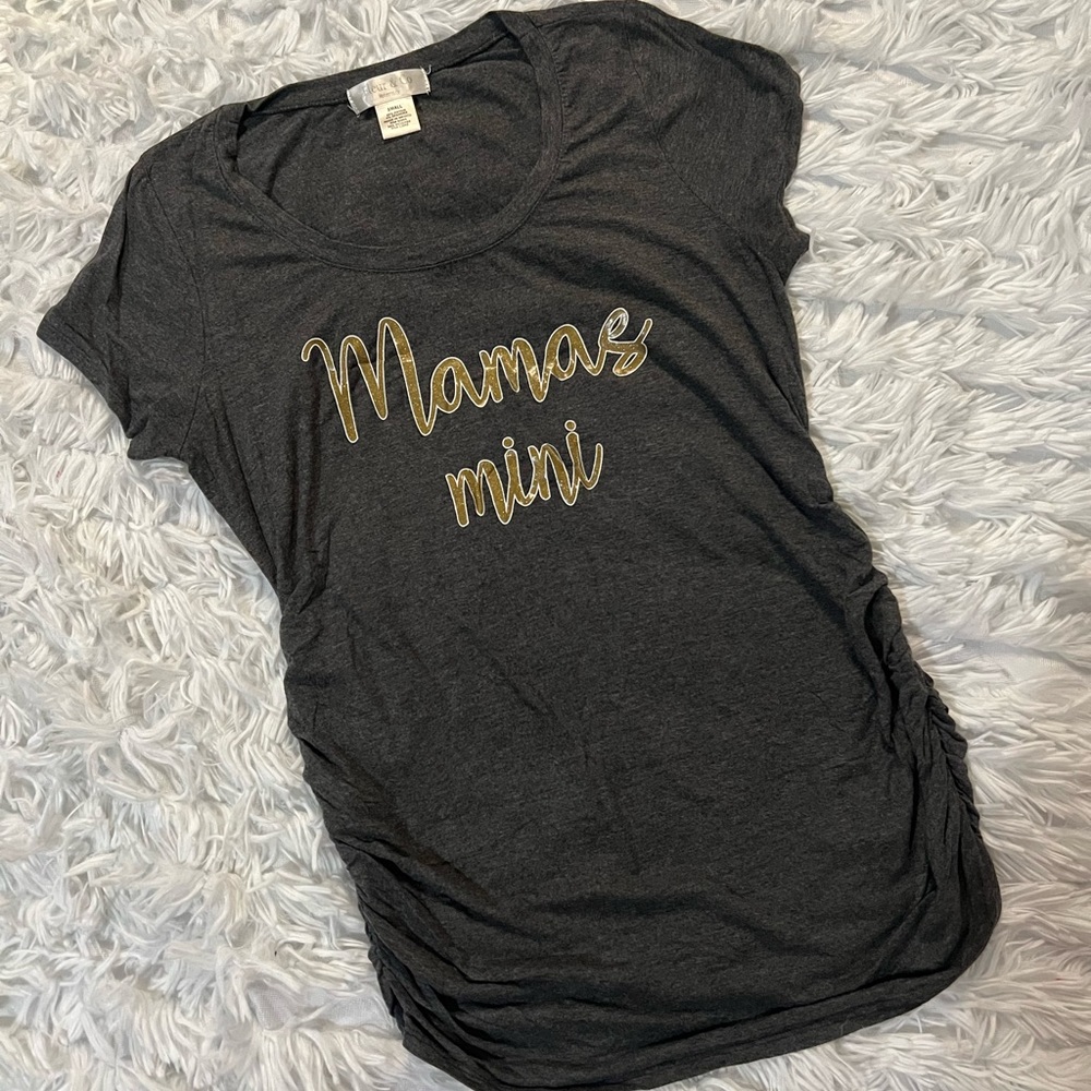 Mama’s Mini Maternity Scoop Neck Shirt